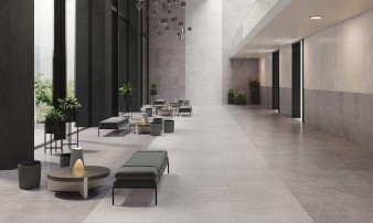 Obrazek 2 dla: Gres PIETRA DI GRE PIZARRA 60x120 płytka matowa szara imitująca kamień