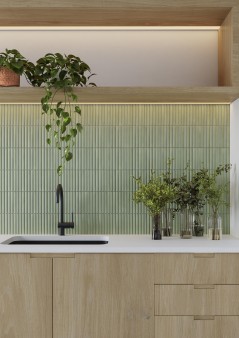 Obrazek 2 dla: Gres DECO LINGOT MINT 32x62,5 płytka ścienna patyczki