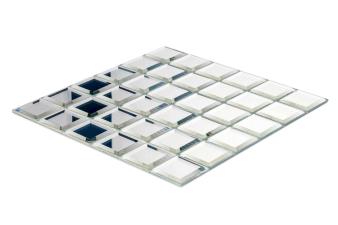 Obrazek 2 dla: Mozaika MELBOURNE MIRROR SILVER 30x30 szklana srebrna lustrzana
