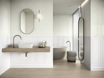 Obrazek 2 dla: Płytka ścienna BOISERIE BLANCO MATE 30x90