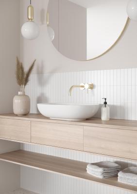 Obrazek 2 dla: Mozaika RITMA BIG WHITE MAT