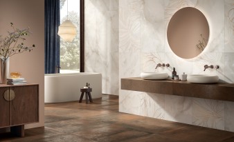 Obrazek 2 dla: Gres LUMIERE MILK 60x120 płytka mat imitująca onyx